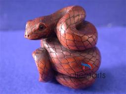 Boxwood Netsuke Snake