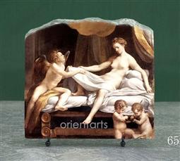 Danae by Correggio Oil Painting Reproduction on Marble Slab