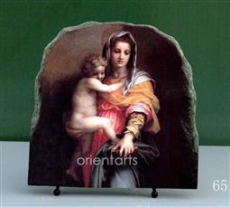 Madonna Delle Arpie by Andrea del Sarto Oil Painting Reproduction on Marble Slab