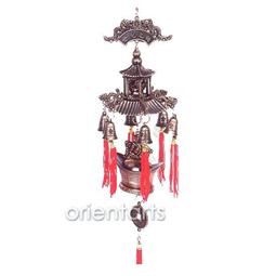 Pavilion with Six Dragons Feng Shui Fortune Bells