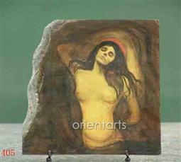 The Madonna by Edvard Munch Oil Painting Reproduction on Marble Slab