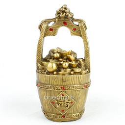 Bejeweled Wishfulfilling Golden Wealth Pot