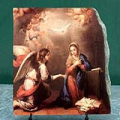 Angel Messenger by Bartolome Esteban Murillo Oil Painting Reproduction on Marble Slab