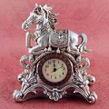 Antique Horse Desktop Clock
