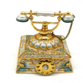 Antique Telephone Design Trinket Box