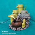 Bamboo and Stone Mill Water Fountain