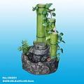 Bamboo and Stone Mill Water Fountain