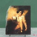 Boy and Rabbit by Sir Henry Raeburn Oil Painting Reproduction on Marble Slab