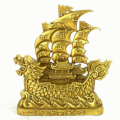 Brass Chinese Dragon Boat