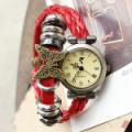 Butterfly Bracelet leather Rivet Stud Watch