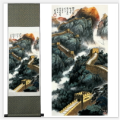 Chinese Silk Painting The Great Wall Landscape Painting
