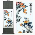 Chrysanthemum Chinese Silk Painting