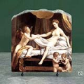 Danae by Correggio Oil Painting Reproduction on Marble Slab