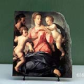 Holy Family by Agnolo Bronzino Oil Painting Reproduction on Marble Slab