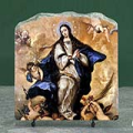 Immaculate Conception by Jose Claudio Antolinez Oil Painting Reproduction on Marble Slab