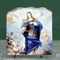 Immaculate Conception by Juan Antonio Frias y Escalante Oil Painting Reproduction on Marble Slab