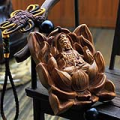 Kwan Yin in Lotus Flower Wooden Mystic Knot