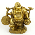Laughing Buddha Carrying Wealth for Feng Shui