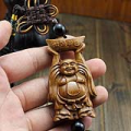 Laughing Buddha with Gold Ingot Mystic Knot