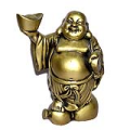 Laughing Buddha with Ingot on Wulu