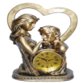 Lover with Heart Resin Tabletop Clock