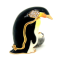 Mother and Son Penguins Trinket Box