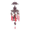 Pavilion with Six Dragons Feng Shui Fortune Bells