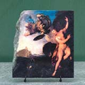 Perseus and Andromeda by Lemoyne Francois Oil Painting Reproduction on Slate