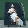 Portrait of Henriette de Verninac by Jacques Louis David Oil Painting Reproduction on Slate