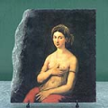 Portrait of a Nude Woman by Raphael Oil Painting Reproduction on Slate