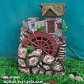 Stone Mill with House Water Fountain
