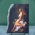 Susanna Bathing by  Jean_Baptiste Santerre Oil Painting Reproduction on Slate