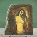 The Madonna by Edvard Munch Oil Painting Reproduction on Marble Slab