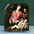 The Panciatichi Holy Family by Agnolo Bronzino Oil Painting Reproduction on Marble Slab