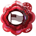 USA Flag 3D Wind Spinner