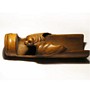 Wooden Netsuke Bat