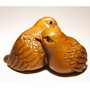 Wooden Netsuke Bird