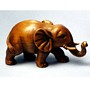 Elephant Wooden Netsuke