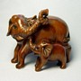 Elephant Wooden Netsuke