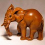 Elephant Wooden Netsuke