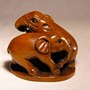 Elephant Wooden Netsuke