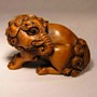 Elephant Wooden Netsuke