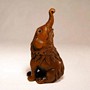 Elephant Wooden Netsuke