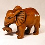 Elephant Wooden Netsuke