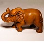 Elephant Wooden Netsuke