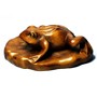 Frog Wooden Netsuke