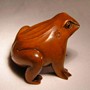 Frog Wooden Netsuke