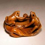 Frog Wooden Netsuke