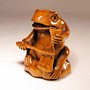 Frog Wooden Netsuke