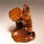 Frog Wooden Netsuke